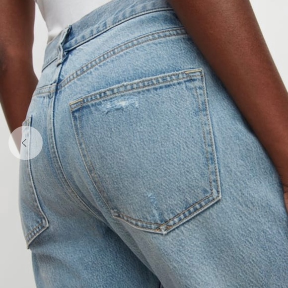 BRAND NEW W/TAGS Allsaints light wash women’s boy jeans - Picture 3 of 4